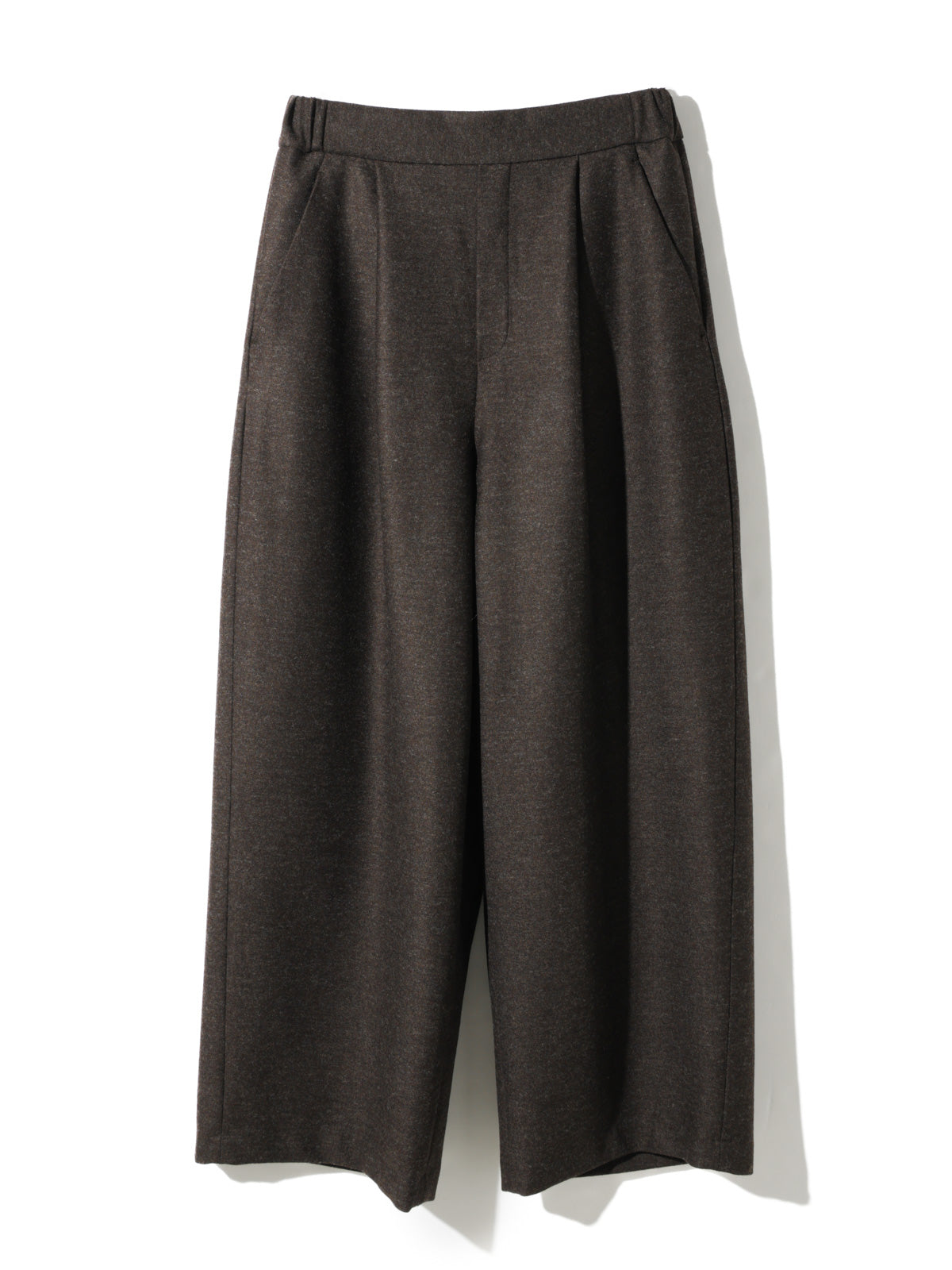 wool blend wide easy pants