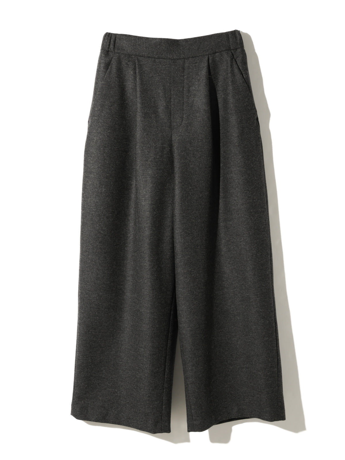 wool blend wide easy pants