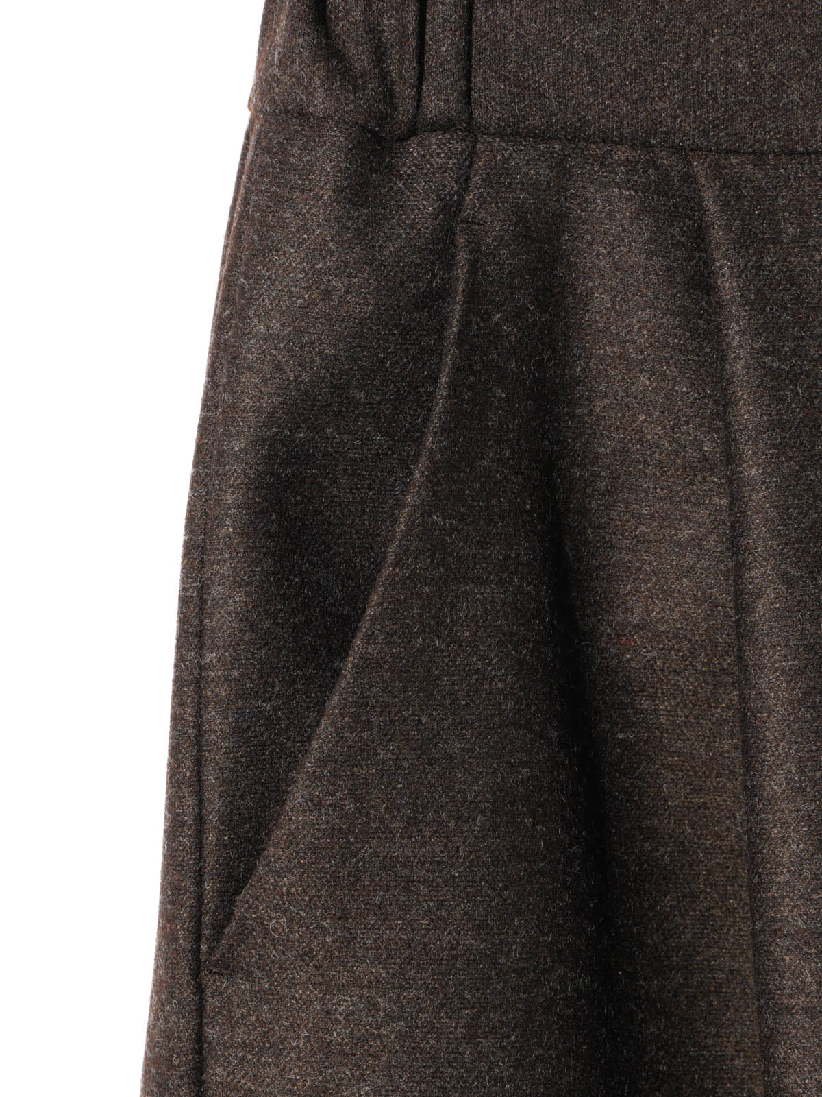 wool blend wide easy pants