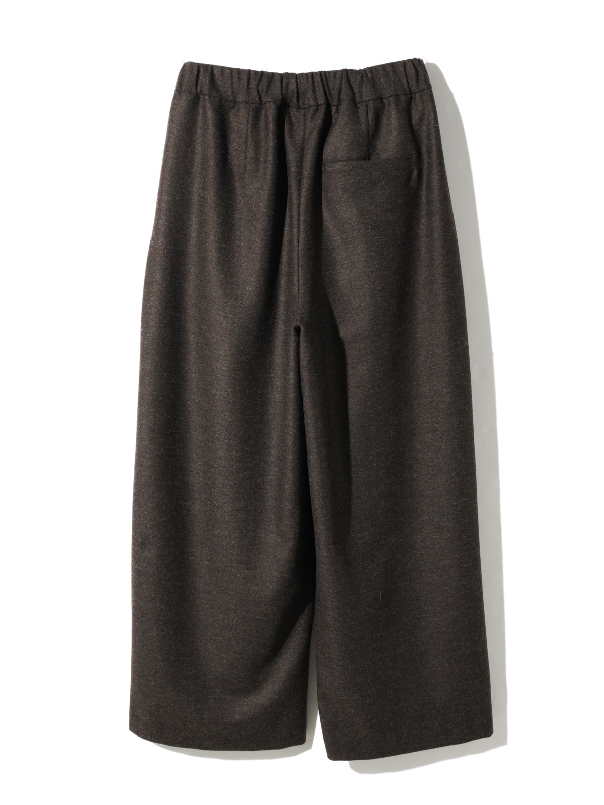 wool blend wide easy pants