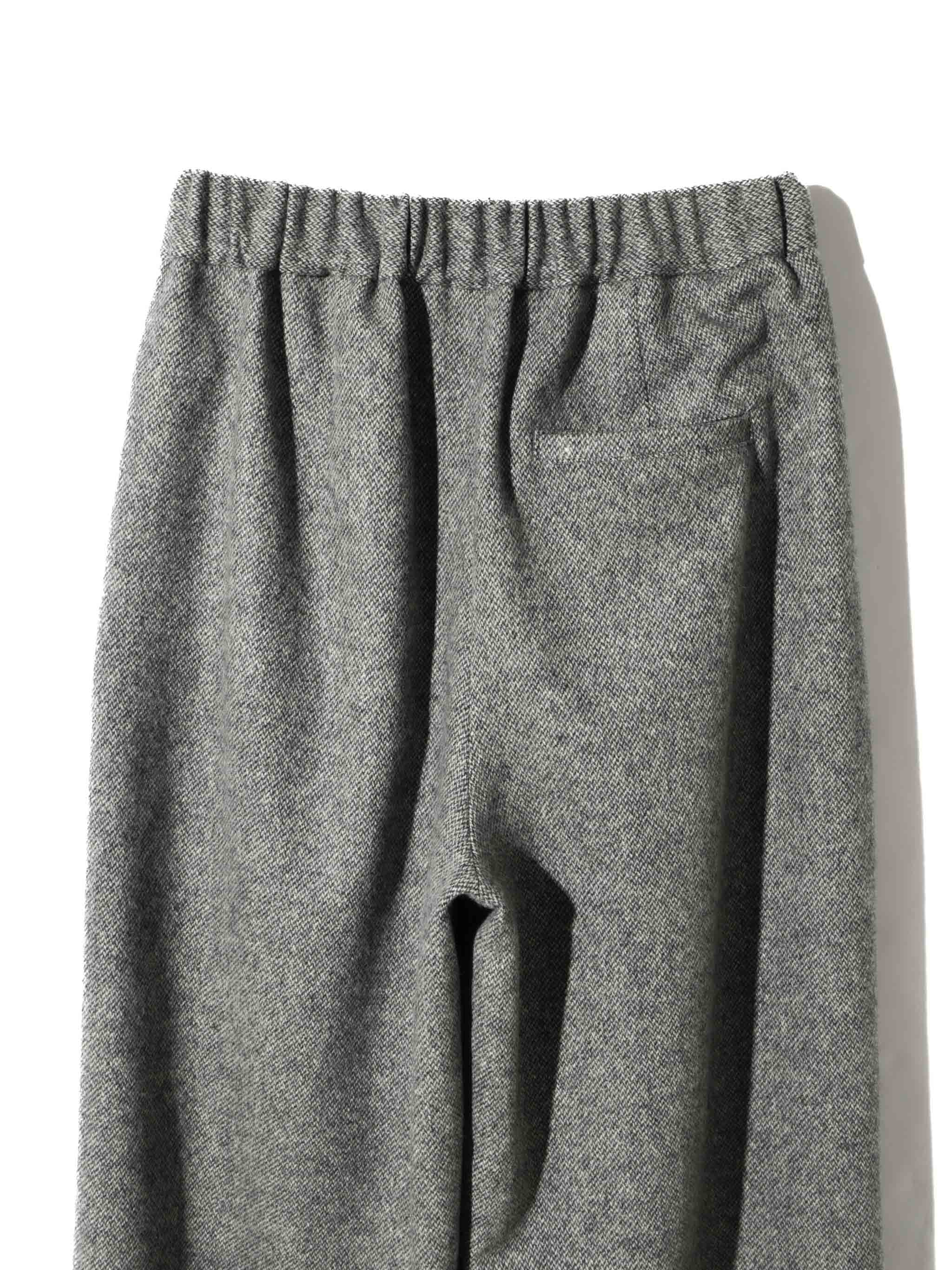 tweed wide easy pants