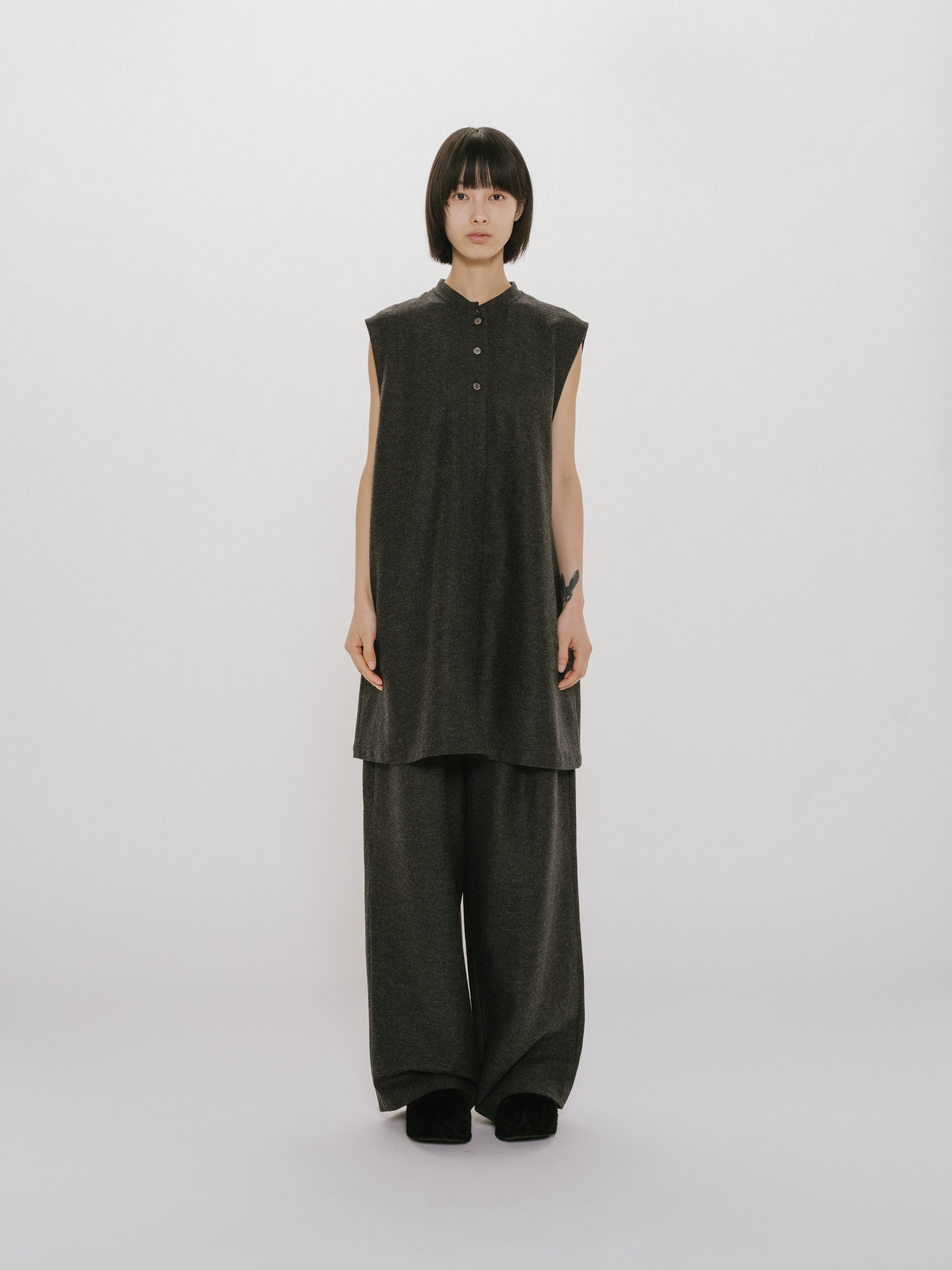 mini gilet one-piece