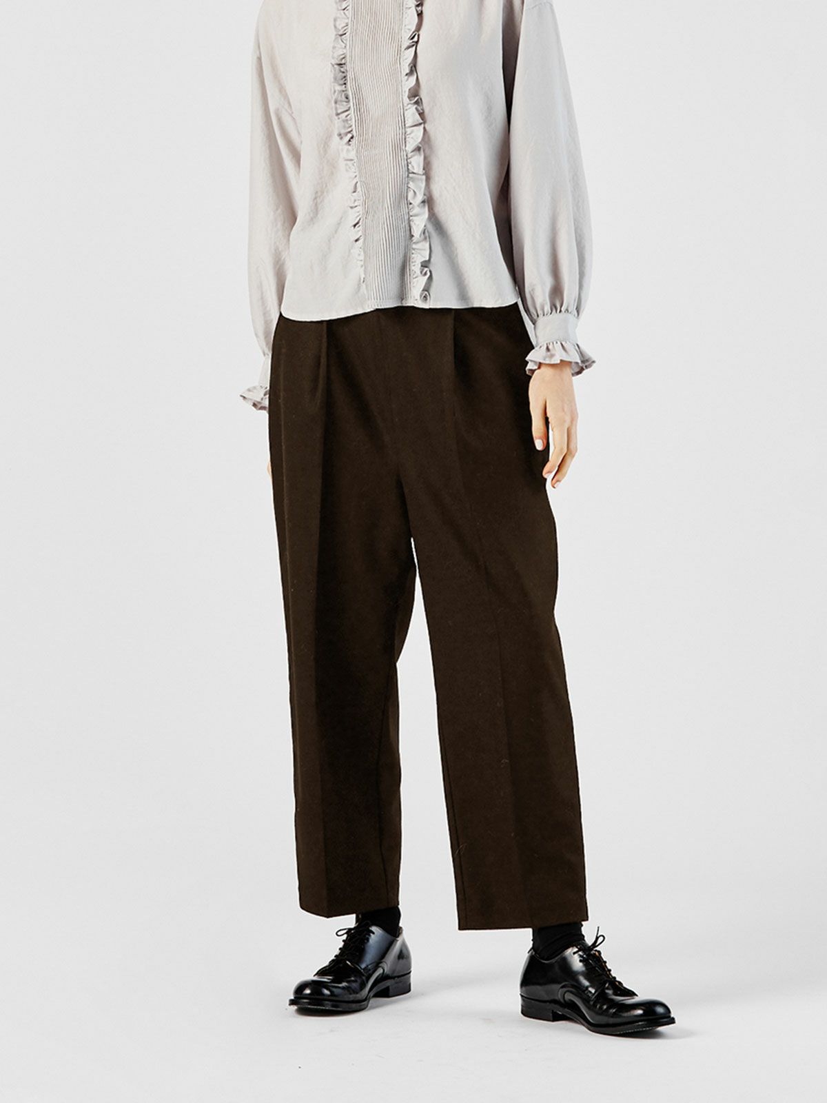 ハイウエストコクーンパンツ(3-1666)