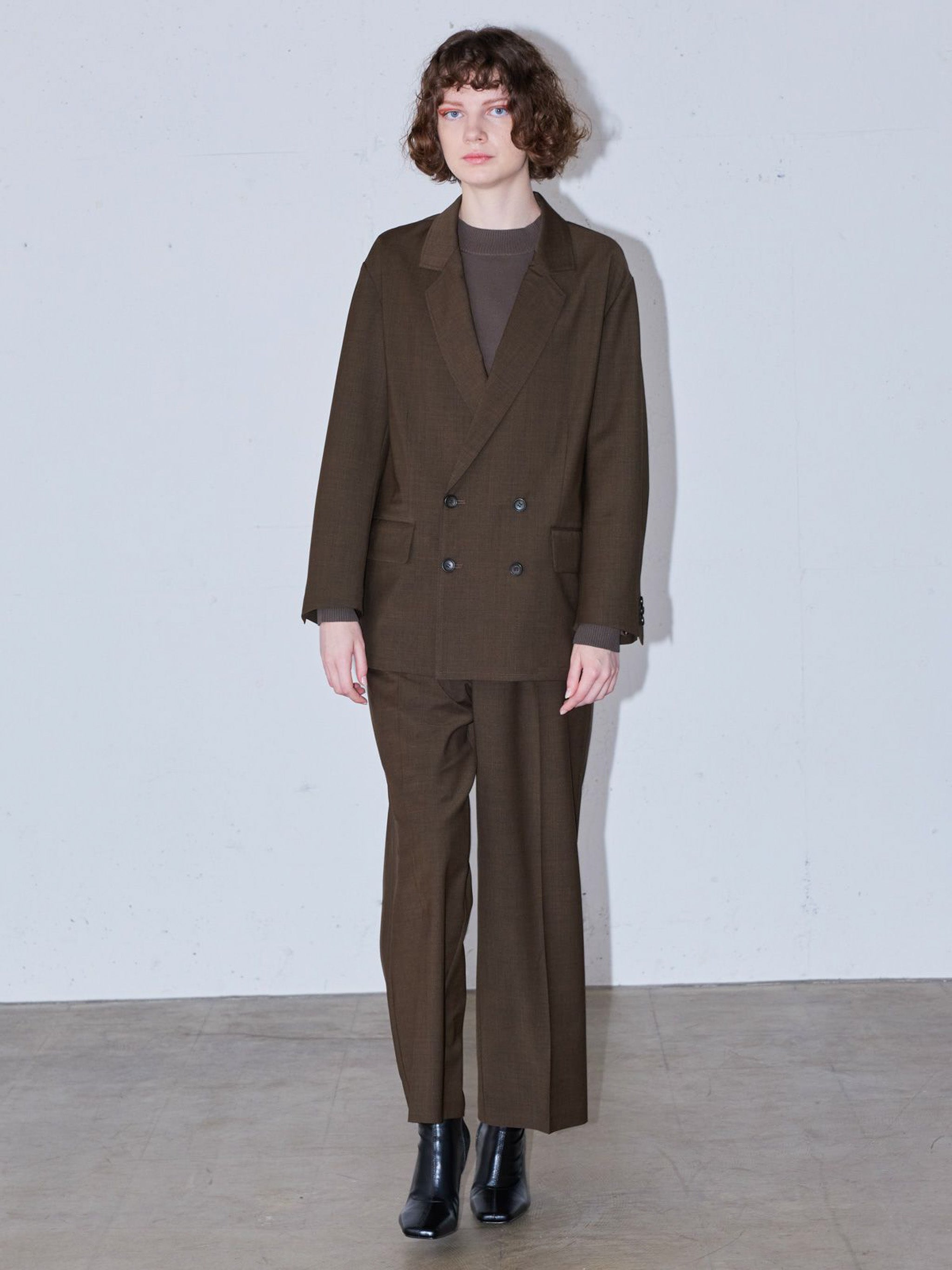 センタープレスストレートパンツ(3-1014)