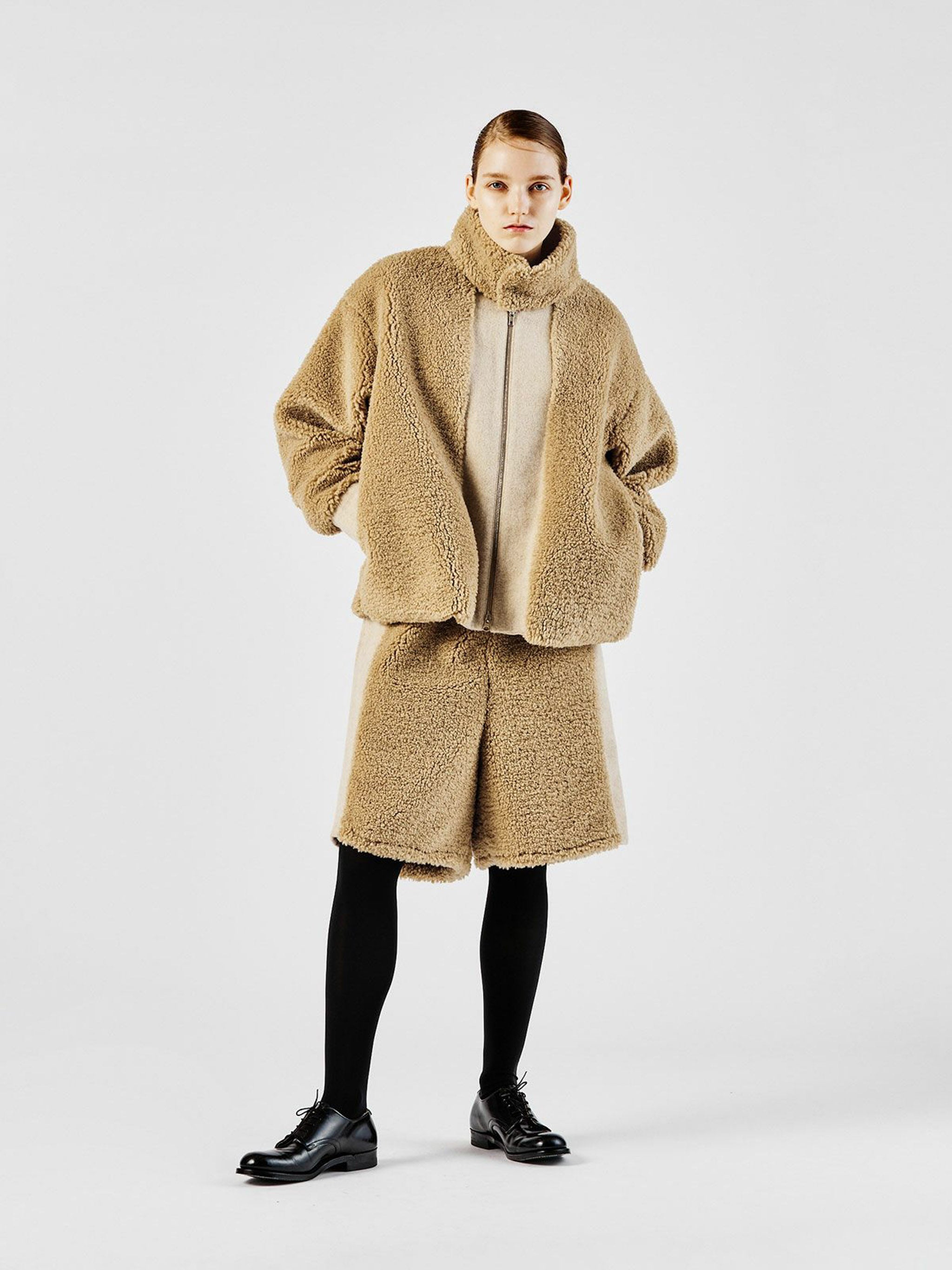 ECOファーイージーショートパンツ(3-1353)