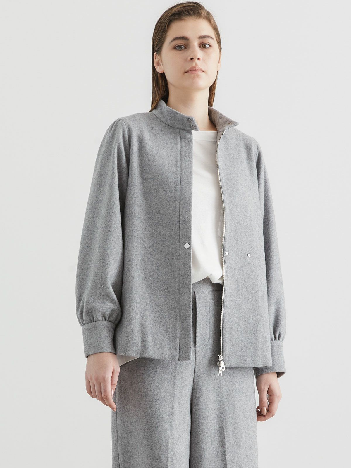 スタンドカラージップジャケット(3-1209)