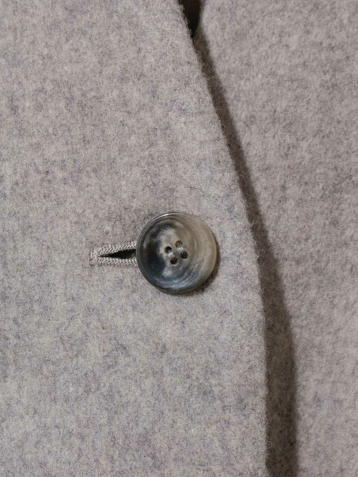 ノーカラーロングコート(3-1143)