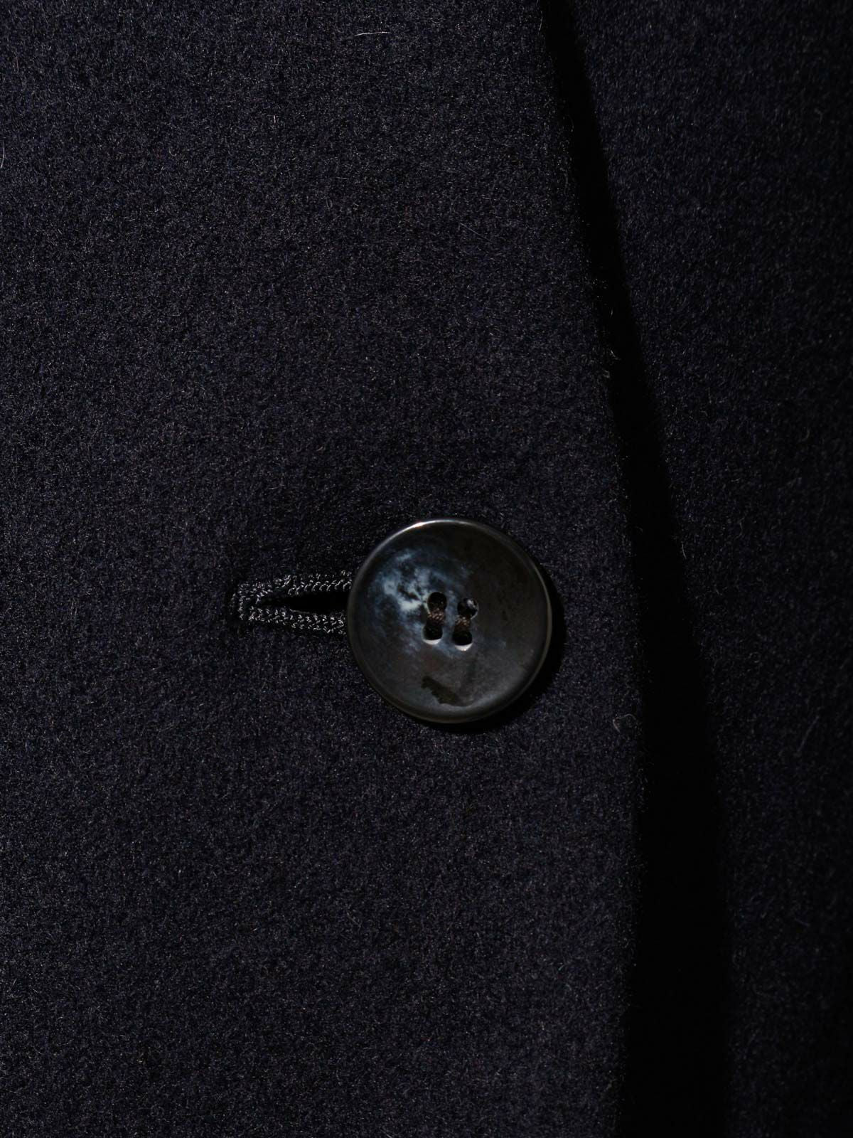 ノーカラーロングコート(3-1143)