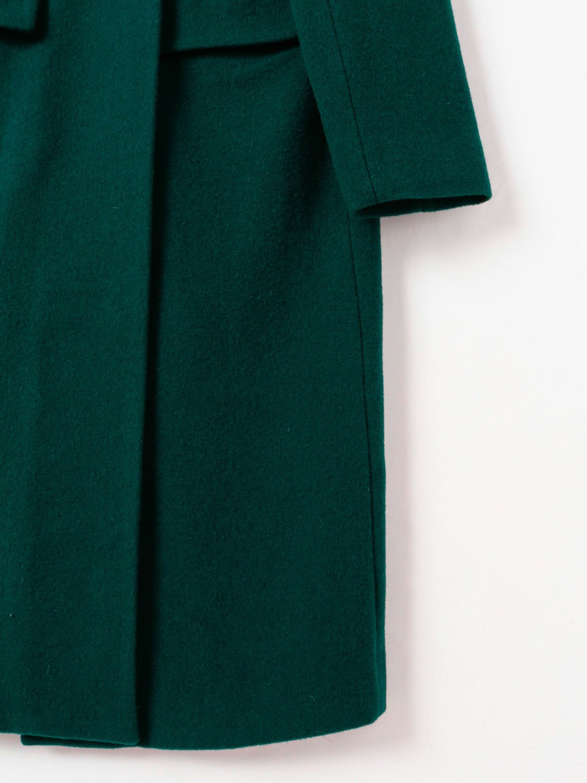 ピークドラペルロングコート(3-1146)