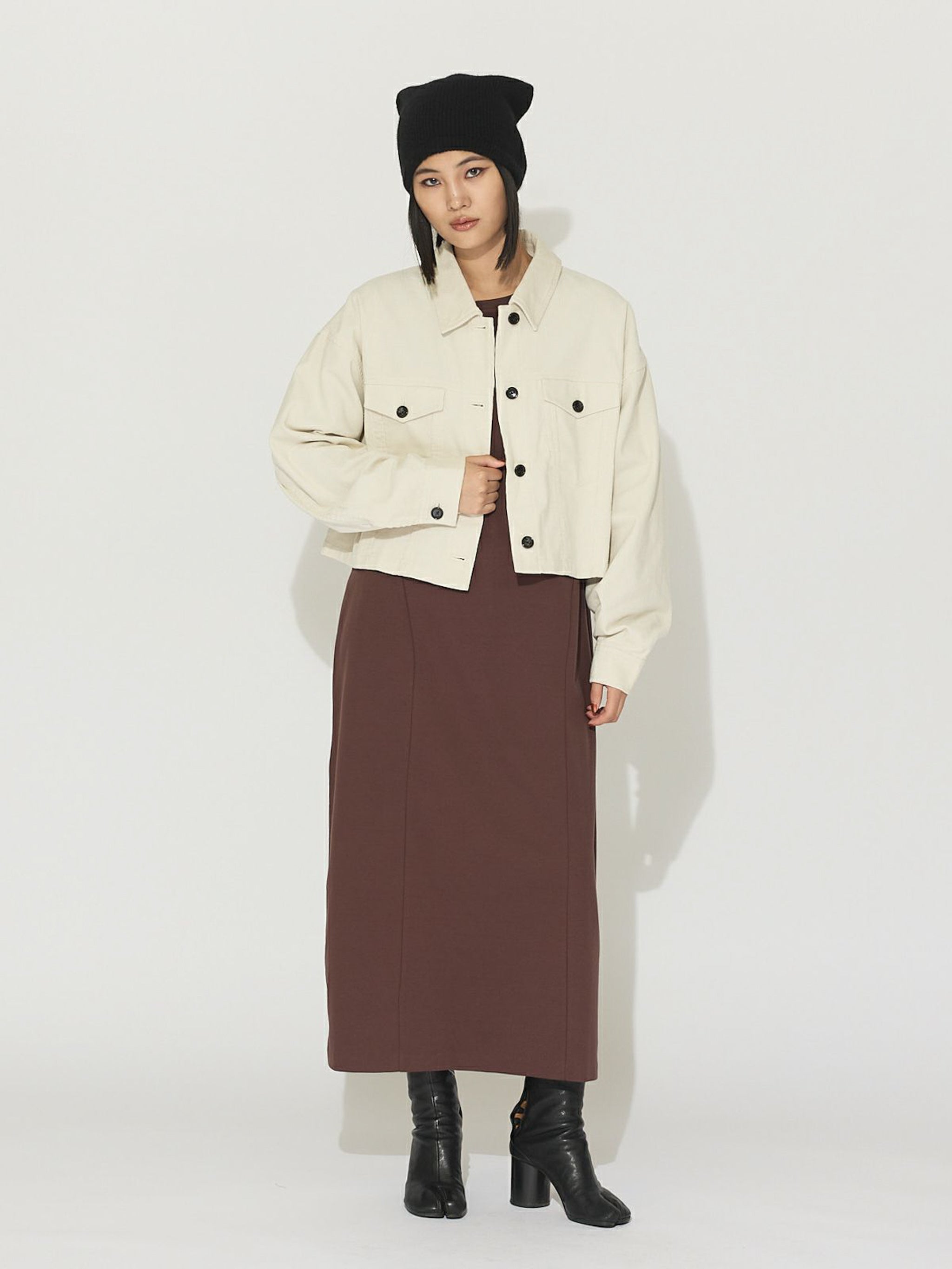 コーデュロイショートジャケット