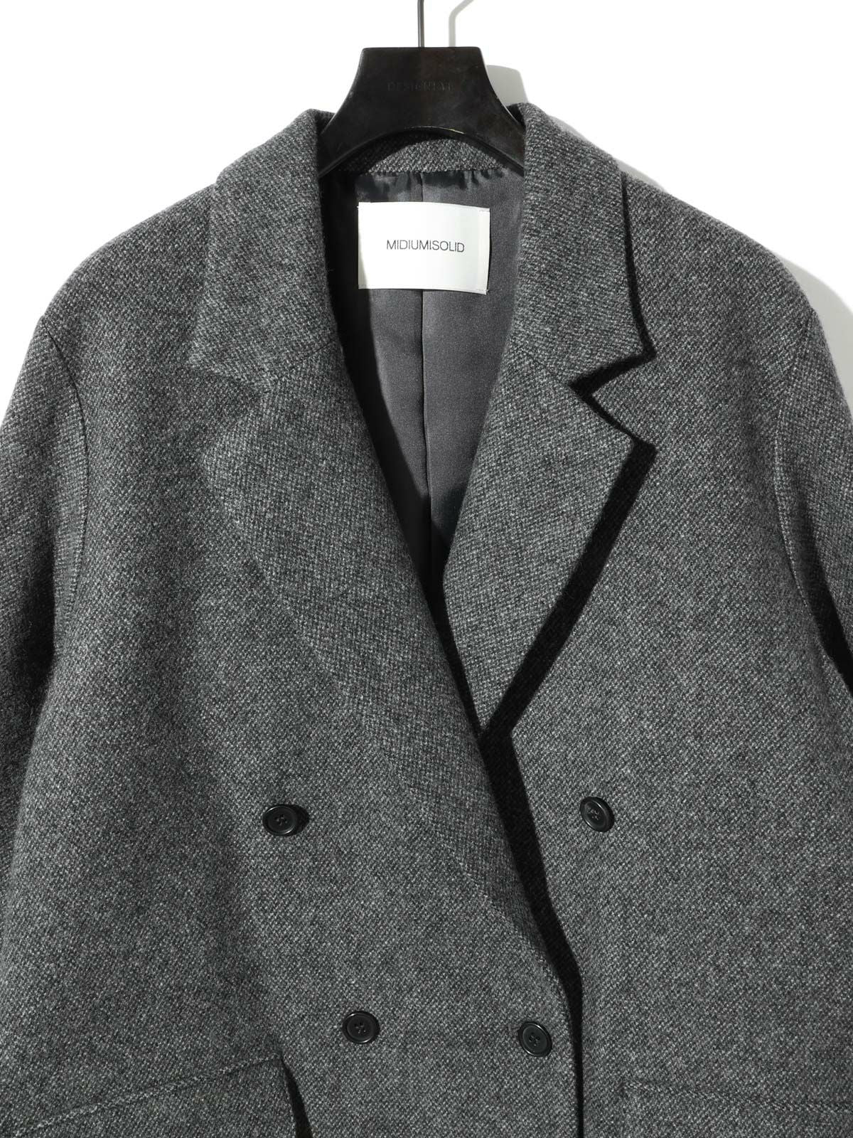 double breasted tweed jacket