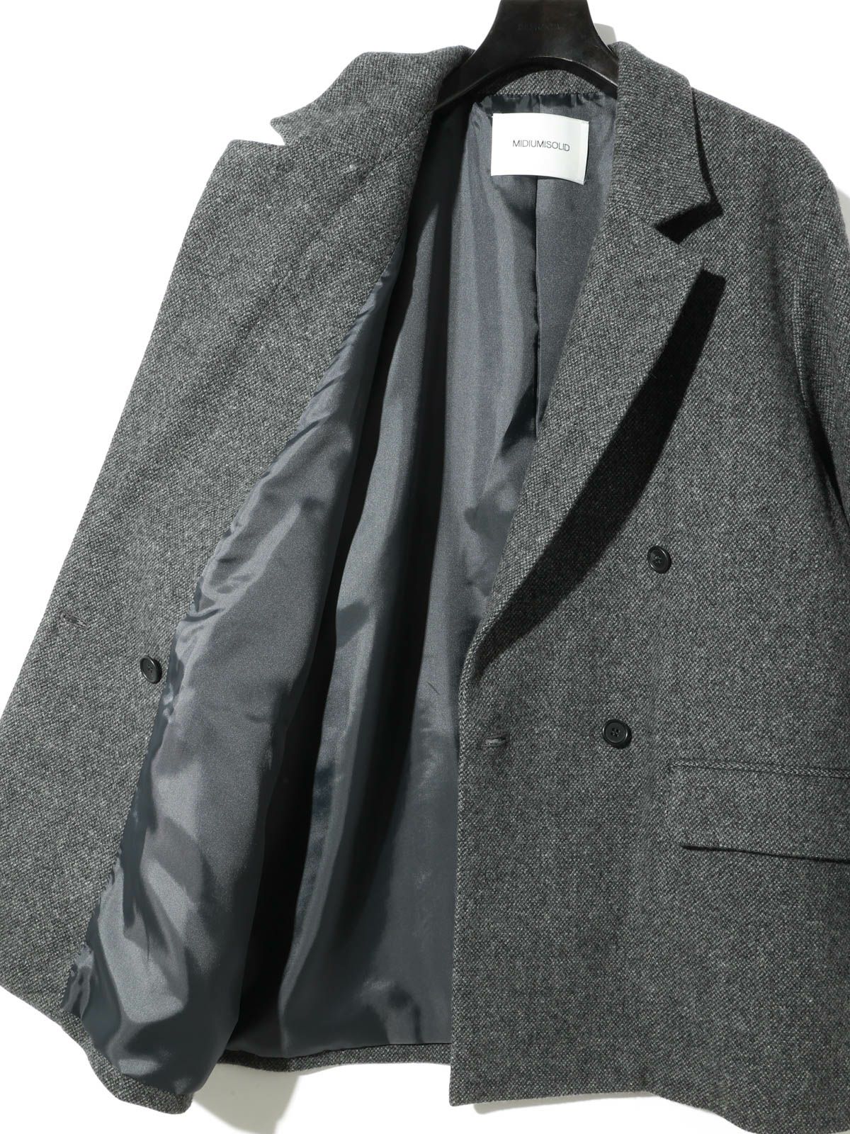 double breasted tweed jacket