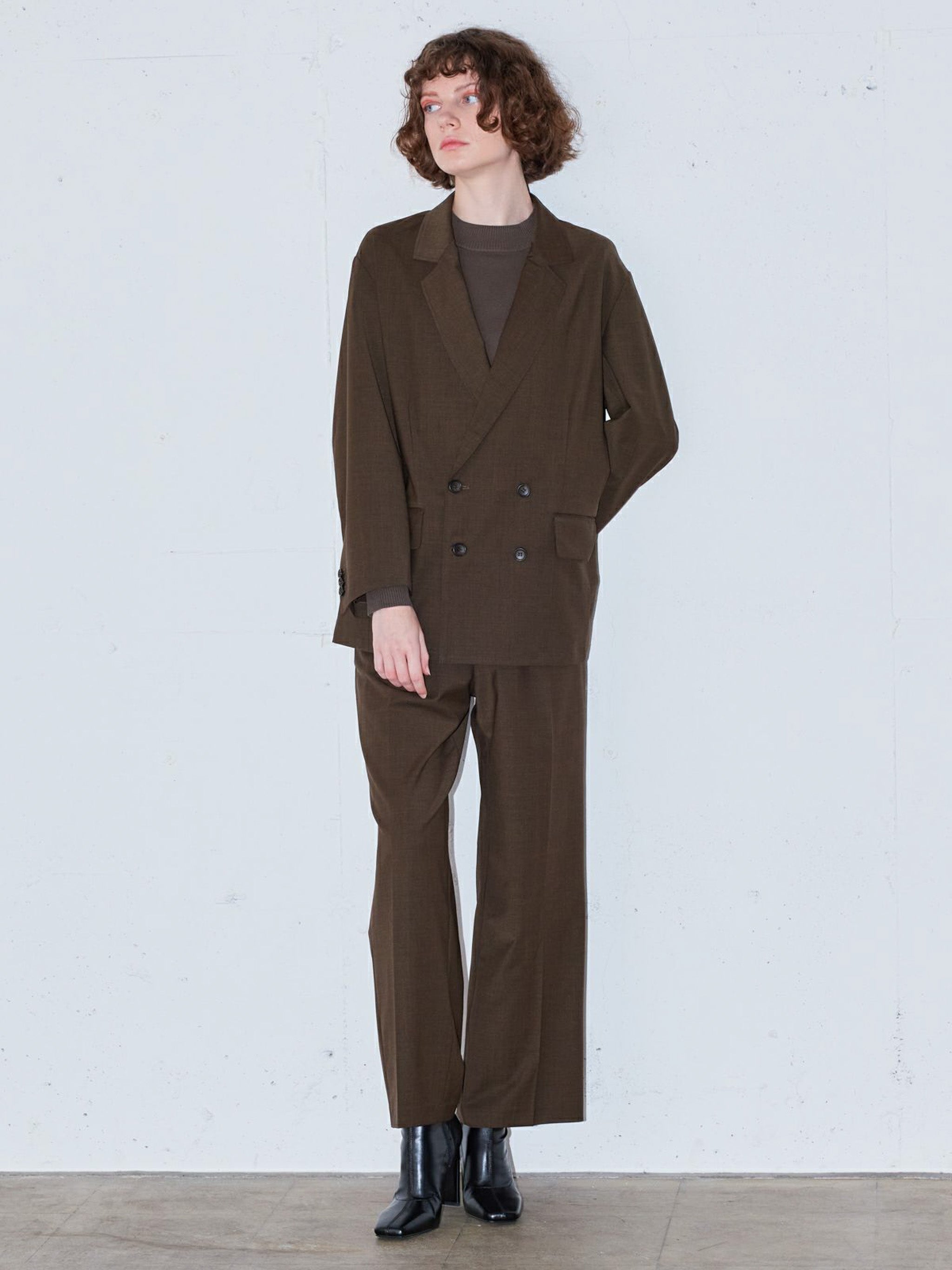 テーラードダブルブレストジャケット(3-1156)