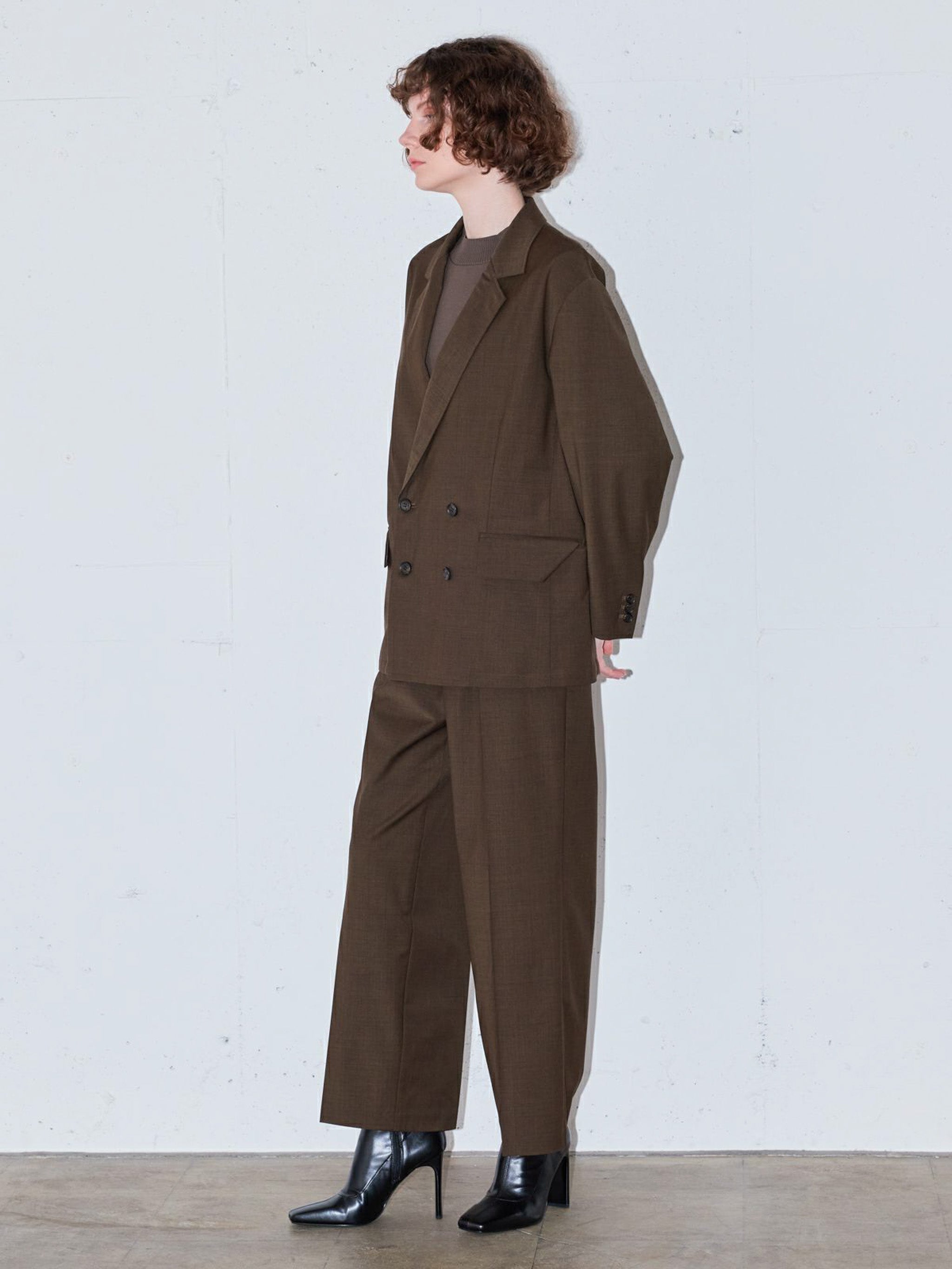 テーラードダブルブレストジャケット(3-1156)