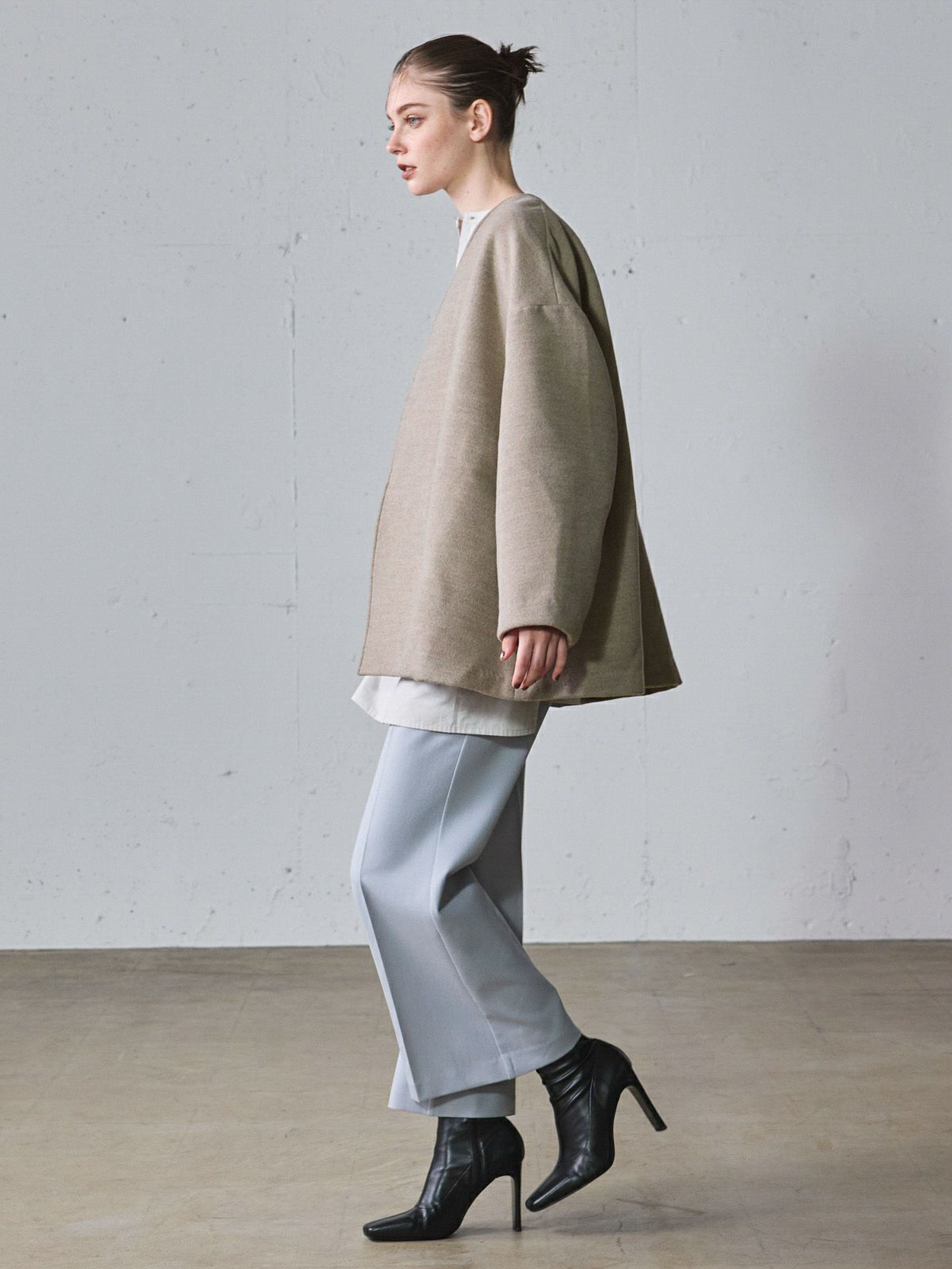 カーディガンライクコート