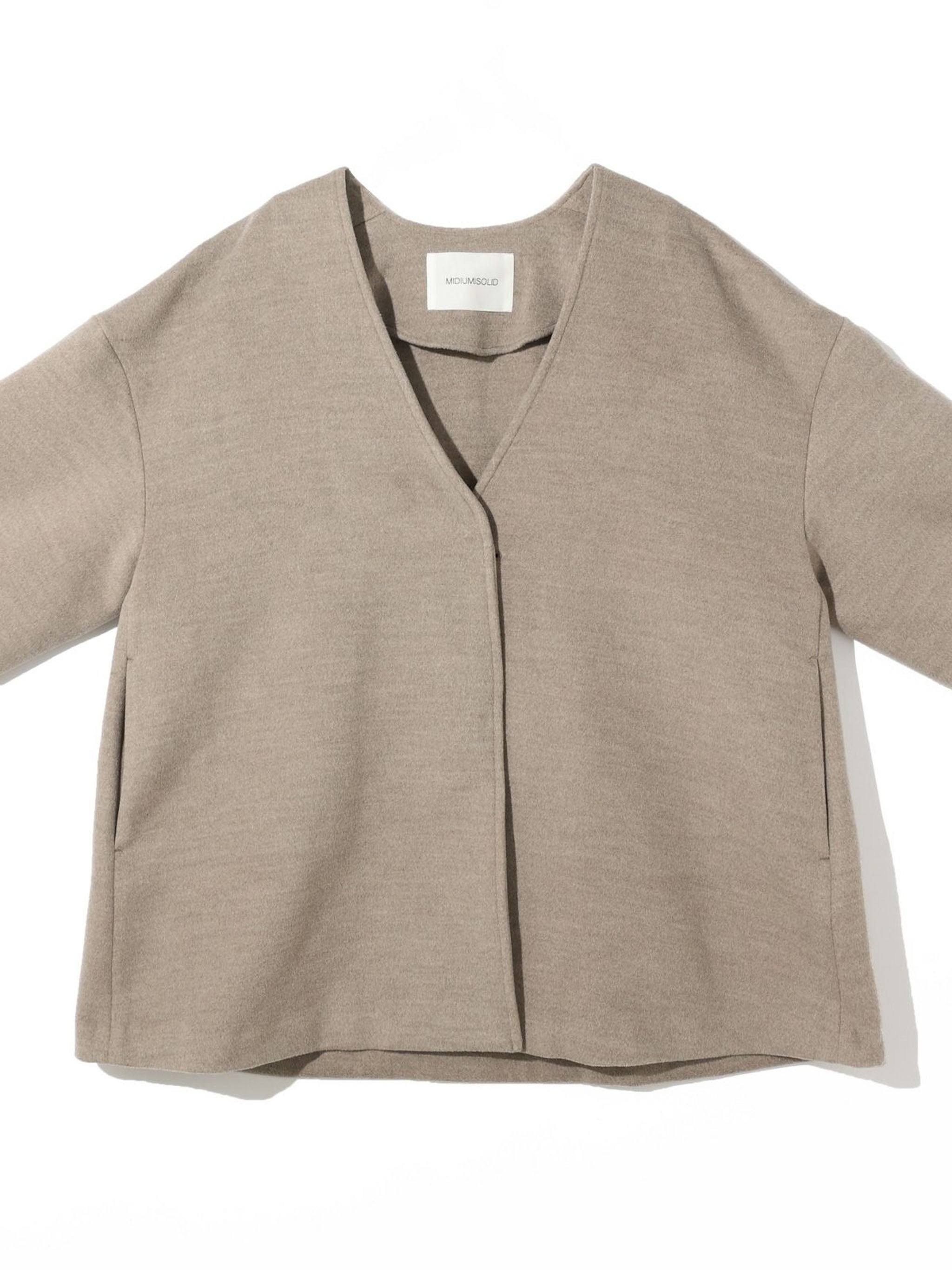 カーディガンライクコート