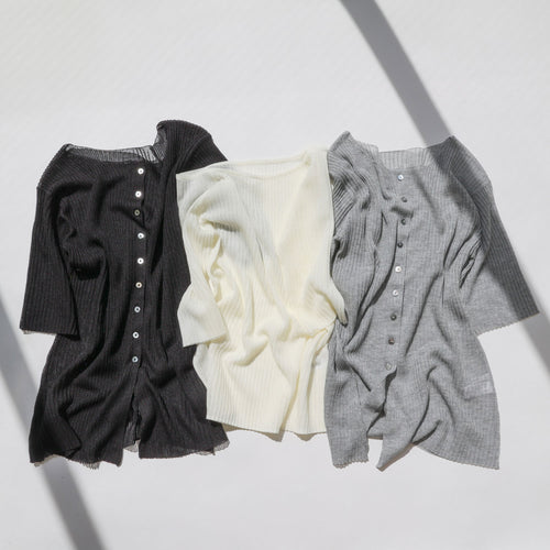 new items : rib sheer knit series
